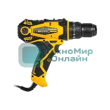 Дрель-шуруповерт Denzel ISD-300-13, 300 Вт, 40 Нм, щеточный, ударный