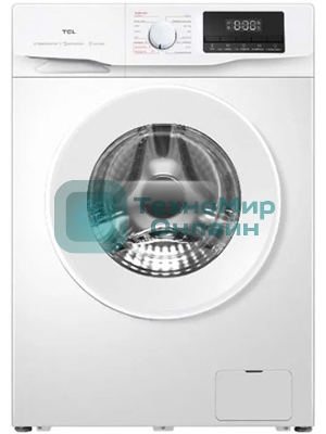 Стиральная машина TCL TWOP-607W14W1 P6 BLDC белый, загрузка фронтальная 7 кг, 1400 об/мин, класс: А+++