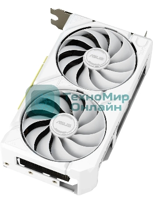 Видеокарта Asus DUAL-RX9060XT-16G-WHITE белый