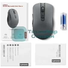 Мышь беспроводная Lenovo WL310 Bluetooth Silent черный оптическая 1600dpi беспров. (GY51Q65621)