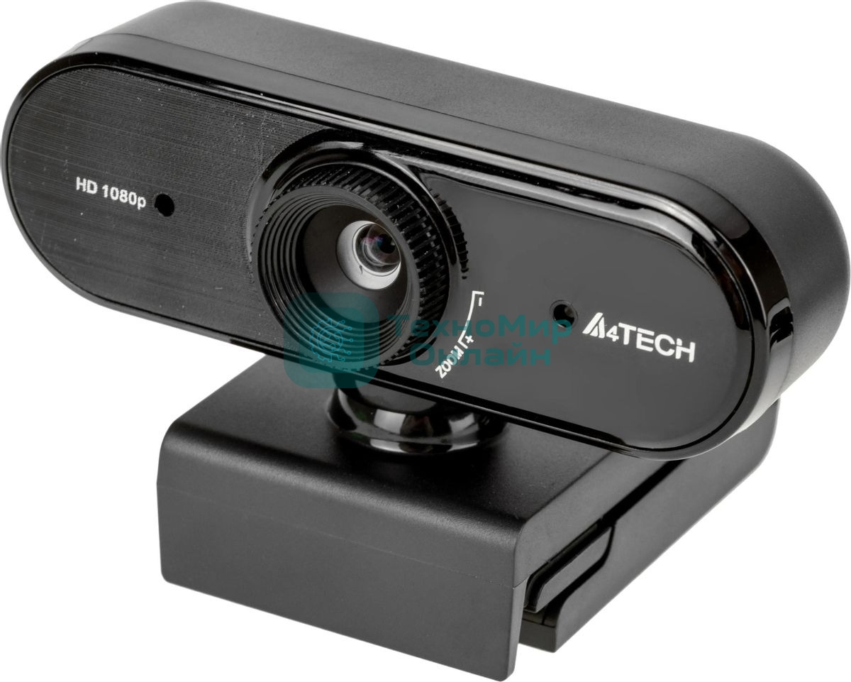Веб-камера A4Tech PK-935HL 1920x1080, 30 кадр/с, USB Type-A, микрофон, ручная фокусировка, универсальное крепление