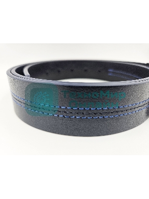 Ремень мужской Piquadro Blue Square CU6742B2/BLUN 125х3.5 см синий/черный натур.кожа