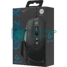 Мышь проводная Logitech G502 X черный, 25600 dpi, USB, кнопки - 13