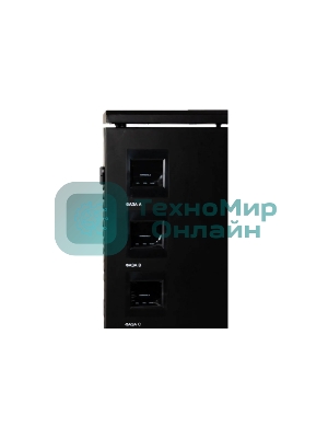 Стабилизатор напряжения Ресанта ACH-9000/3-ЭМ электромеханический трехфазный черный