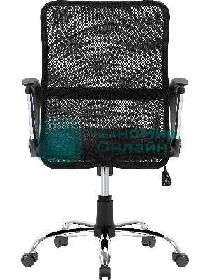 Кресло Defender RIVELLON черный, сетка, 110 кг, механизм качания