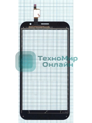 Сенсорное стекло (тачскрин) для Fly FS551 Nimbus 4, черное