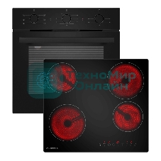 Встраиваемый комплект Maunfeld Basel черный/черный