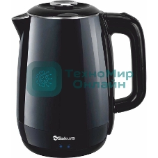 Чайник электрический Sakura SA-2180BK черный, 1,8 л, 1800 Вт