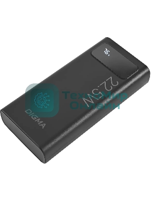 Портативный аккумулятор Digma DGPF20A 20000mAh QC3.0/PD3.0 22.5W 3A 2xUSB-A/USB-C черный