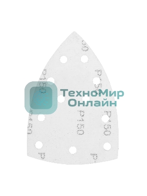 Треугольник абразивный Denzel на ворc. подложке под 