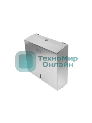 Диспенсер бумажных полотенец Puff 5615, хром мат., антивандальный с ключом