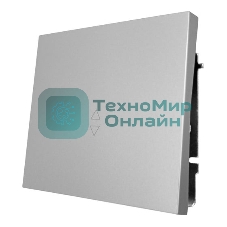 Выключатель проходной 1-кл. СП ZIMA IP20 10А безвинт. зажим серый матовый LEZARD 704-7488-105QC