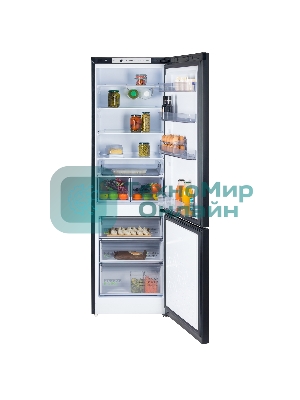 Холодильник Бирюса B6130 черный двухкамерный 245/100л морозилка снизу