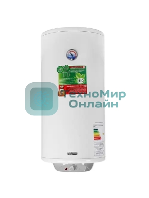 Водонагреватель De Luxe 3W60V1 Объем 60л,мощность 1,5квт,нагрев 2.30ч, вес 20кг, высота 851,диаметр 360мм.