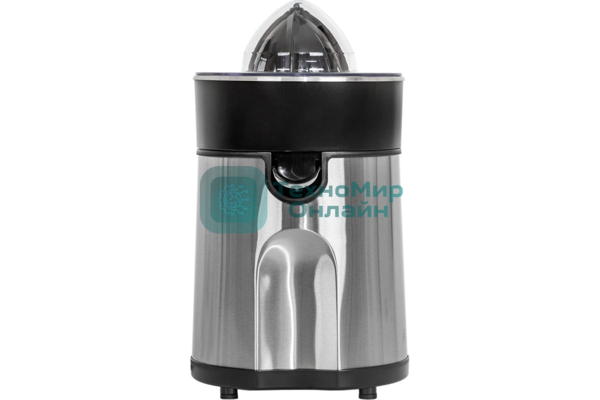 Соковыжималка Pioneer JC2080 серебристый, цитрусовая, 85 Вт, 1000 мл, механическое