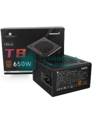 Блок питания Thermalright TR-TB650S 650W 80 PLUS Bronze, (ATX, 3, Non-modular, 1x24(20+4)pin 550мм, 1xCPU*2 8(4+4)pin 600+150мм, 1xPCIe*2 8(6+2)pin 500+150мм, 1xSATA*3+MOLEX4pin*1 400+150+150+150мм, 1xSATA*2+MOLEX4pin*2 400+150+150+150мм, Active, 120x120мм, 150x140x86мм, APFC, )