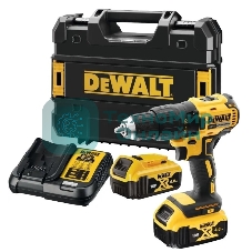 Дрель-шуруповерт DeWalt DCD777M2T, 18 В, 4 Ач, 65 Нм, щеточный