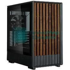 Компьютерный корпус Zalman P10 NAMU, MATX, черный, WINDOW, FRONT COVER WALNUT, 2x3.5