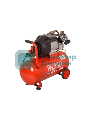 Компрессор поршневой Ресанта КП-50/400М масляный 400л/мин 50л 2500Вт красный/черный