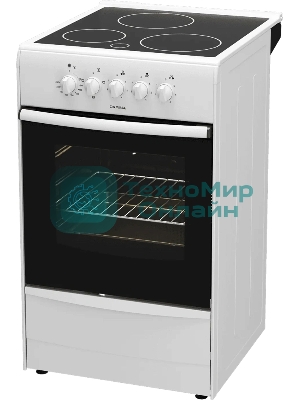 Плита электрическая Darina 1B EC 331 606 W белый/черный, конфорок 3 шт, духовка 50 л, 50 см x 85 см x 56 см
