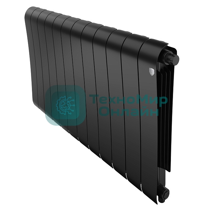 Радиатор биметаллический Royal Thermo Infinity 500 Noir Sable VR80 - 12 секц.