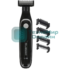 Машинка для стрижки Polaris PHC 0202R черный/серебристый