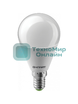 Лампа светодиодная ОНЛАЙТ 61966 OLL-G45-10-230-4K-E14