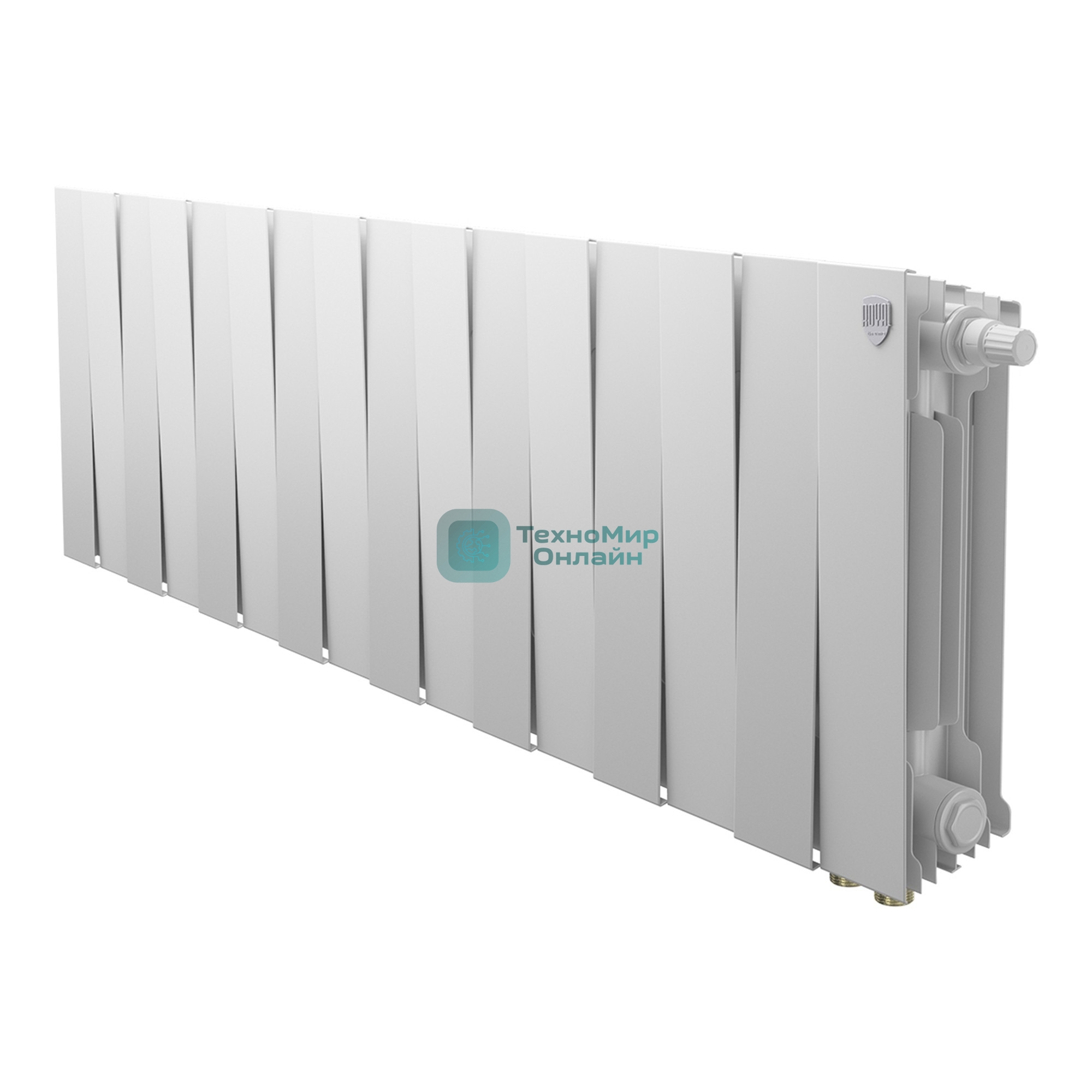 Радиатор биметаллический Royal Thermo PianoForte 300 белый VR80 - 16 секц.