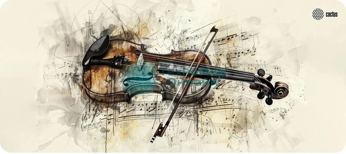 Коврик для мыши Cactus Musical 900x400x4мм (CS-MP-COR02XXL)