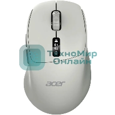 Мышь Acer OMR503 светло-серый оптическая 3200dpi silent беспров. BT/Radio USB 4but (ZL.MCE11.01C)