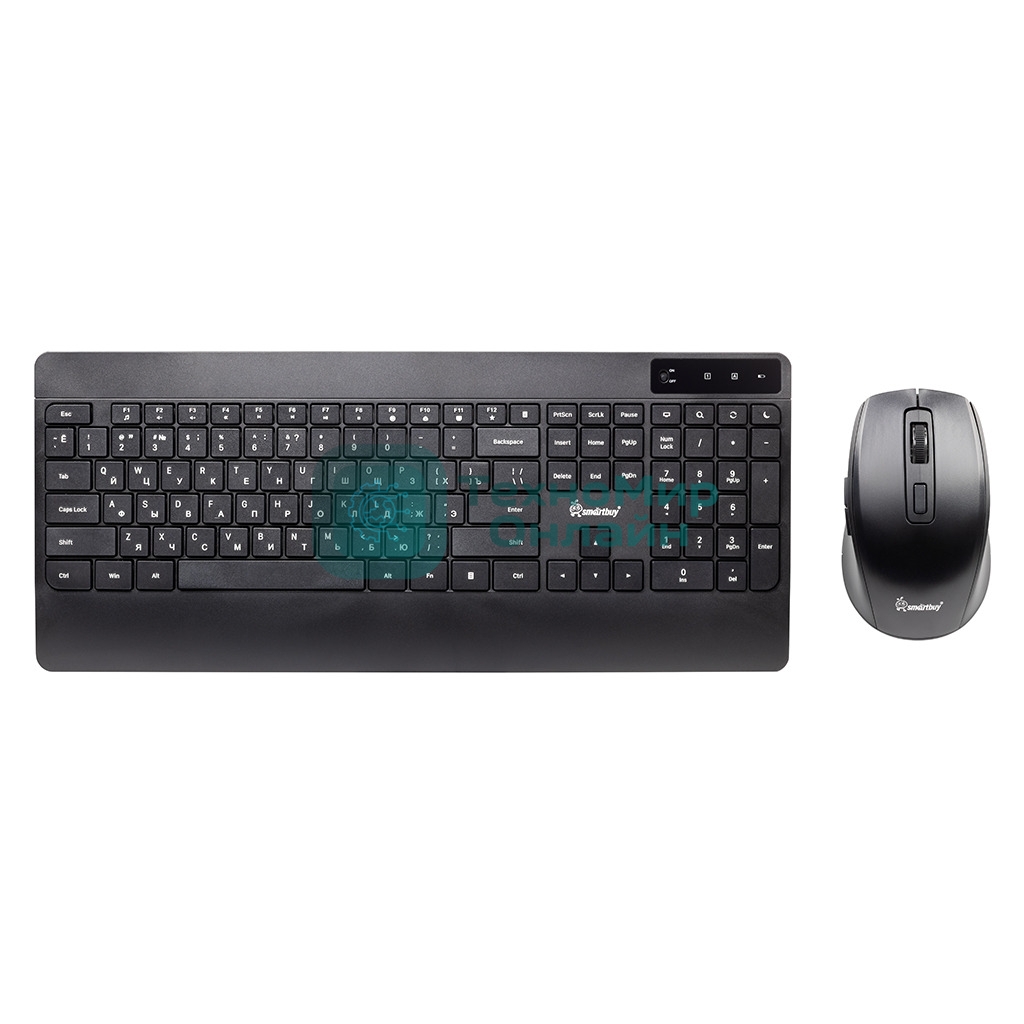 Комплект клавиатура+мышь Smartbuy серия ONE 263AG черный (SBC263AGK) /10.  