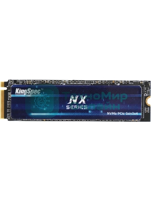 Накопитель SSD KingSpec NX-512, 512Gb, PCIe 3.0 x4, M.2 2280, NVMe, R/W 3400/3100