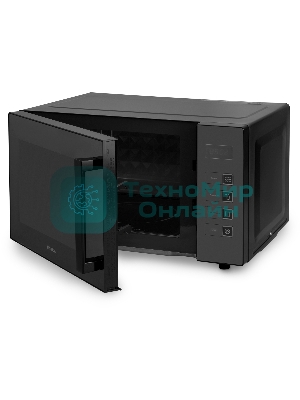 Микроволновая печь Hyundai HYM-D3008 черный, 23 л, 800 Вт, переключатели - кнопки