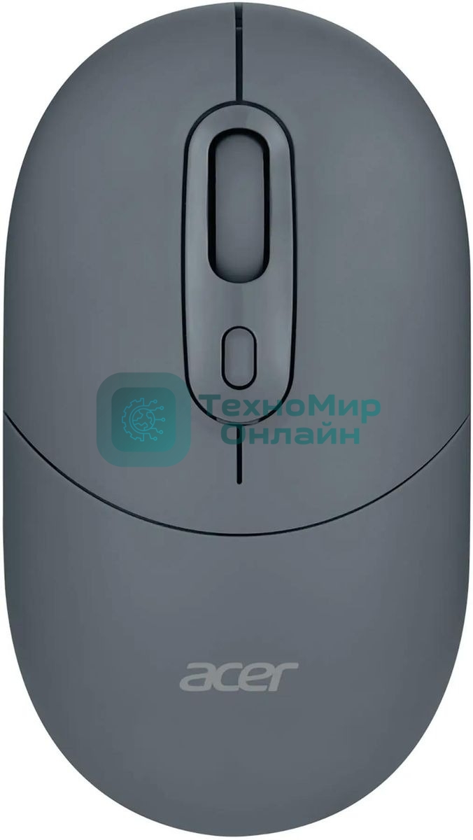 Мышь беспроводная Acer OMR301 черный, 1600 dpi, радиоканал, Bluetooth, USB, кнопки - 4