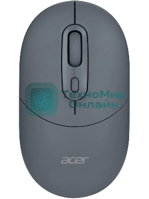 Мышь беспроводная Acer OMR301 черный, 1600 dpi, радиоканал, Bluetooth, USB, кнопки - 4