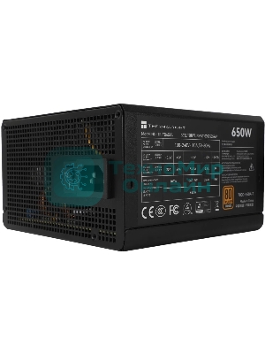 Блок питания Thermalright TR-TB650S 650W 80 PLUS Bronze, (ATX, 3, Non-modular, 1x24(20+4)pin 550мм, 1xCPU*2 8(4+4)pin 600+150мм, 1xPCIe*2 8(6+2)pin 500+150мм, 1xSATA*3+MOLEX4pin*1 400+150+150+150мм, 1xSATA*2+MOLEX4pin*2 400+150+150+150мм, Active, 120x120мм, 150x140x86мм, APFC, )