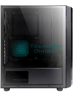 Компьютерный корпус ZALMAN S4, ATX, черный, WINDOW, 1x5.25