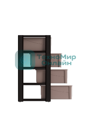 Комод Альтернатива Колорит 4 секц,венге,широкий М8761