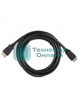 Кабель ACD-DHHM2-30B ACD-DHHM2-30B HDMI 2.0, Golden Plated,19m/19m, черный, 3м