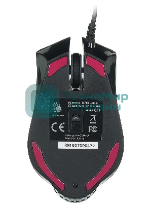 Мышь проводная A4Tech Bloody Q51 черный, 3200 dpi, USB, кнопки - 8