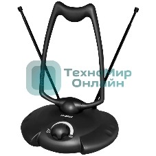 Антенна телевизионная Hyundai H-TAI200 15дБ активная черный