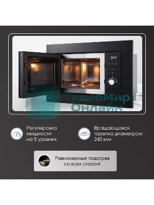 Встраиваемая микроволновая печь Zigmund & Shtain BMO 16.202 B