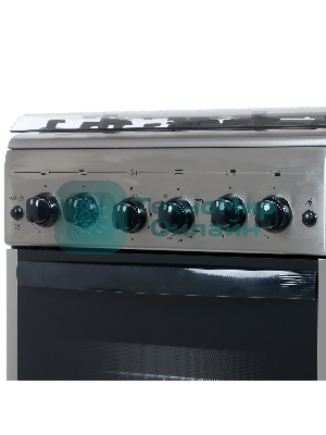 Плита газовая Gefest ПГ 5100-02 0004 серебристый, конфорок 4 шт, духовка 52 л, 50 см x 85 см x 58.5 см