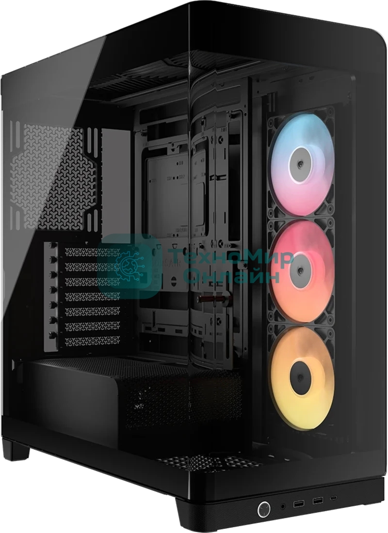 Корпус Corsair 4500X RS-R ARGB Black, Midi-Tower, чёрный, 3 x 120 мм