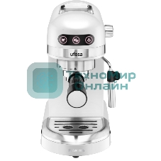 Кофеварка рожковая Ufesa PALERMO WHITE белый, исп. кофе - молотый, 1.5 л, 1350 Вт, 20 бар