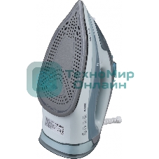Утюг Hyundai H-SI01340 голубой/белый, 2800 Вт, 35 г/мин, 220 г/мин, 400 мл