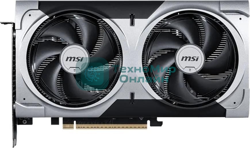 Видеокарта MSI RTX 5060 Ti VENTUS 2X OC PLUS, NVIDIA RTX 5060 Ti, 16 ГБ GDDR7, 128 бит, PCI-e 5.0, 1xHDMI, 3xDP, 2602 МГц