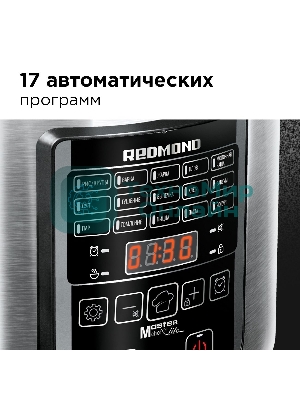 Мультиварка Redmond RMC-M36 сталь/черный