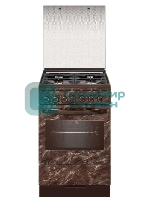 Плита комбинированная Gefest ПГЭ 5302-03 0054 коричневый, конфорок 4 шт, духовка 55 л, 50 см x 85 см x 58.5 см