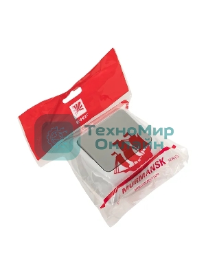 Выключатель EKF Мурманск EFV10-021-30-54 1 -клавишный 10А IP54 серый